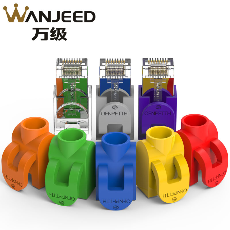 Patch Panel Cat6 - 30/50/100PCS RJ45 Connector Boots CAT5E/CAT6/CAT6A Network