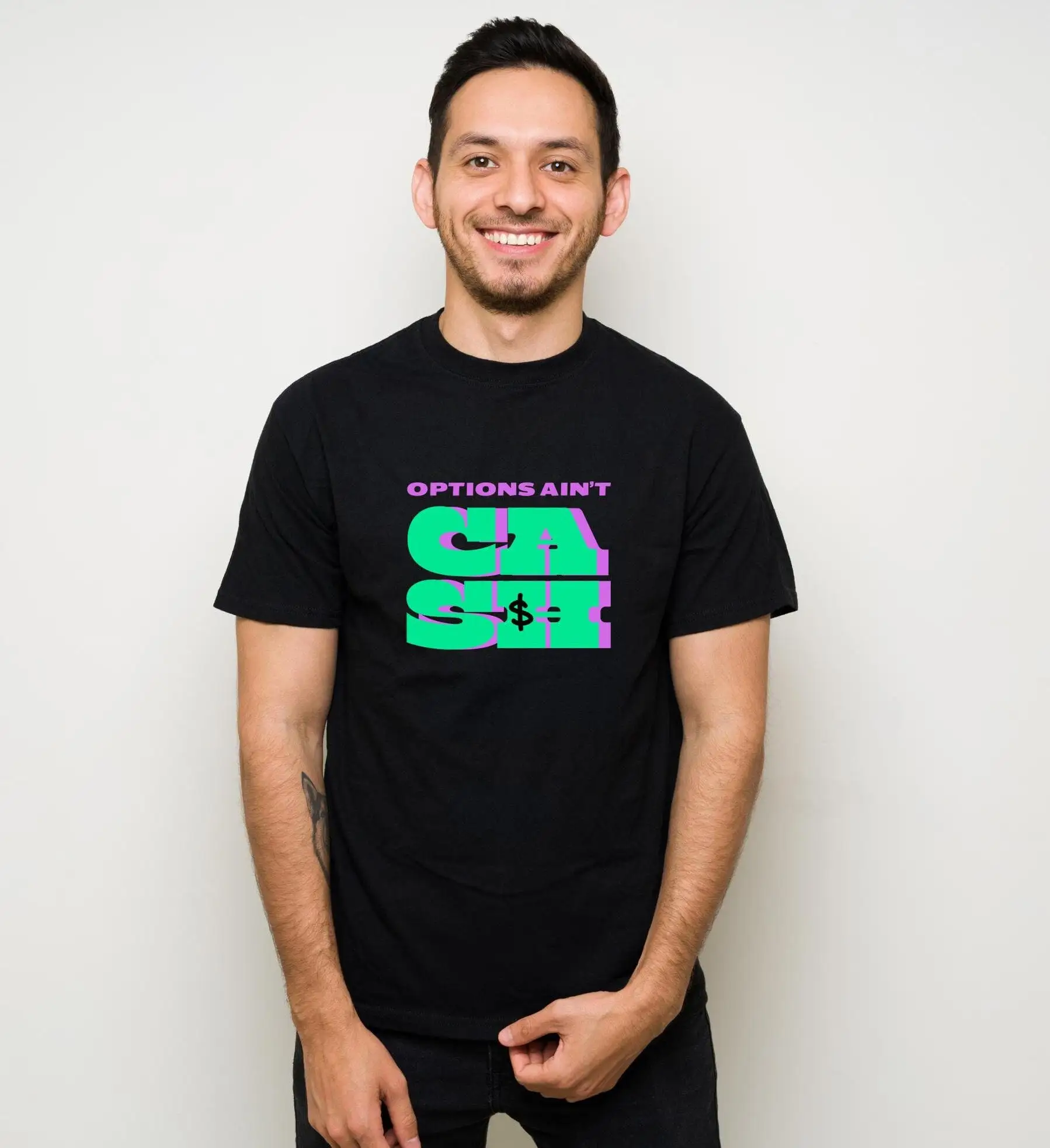 Tech Office Engineer - Options Ain t Cash Marketing Shirt