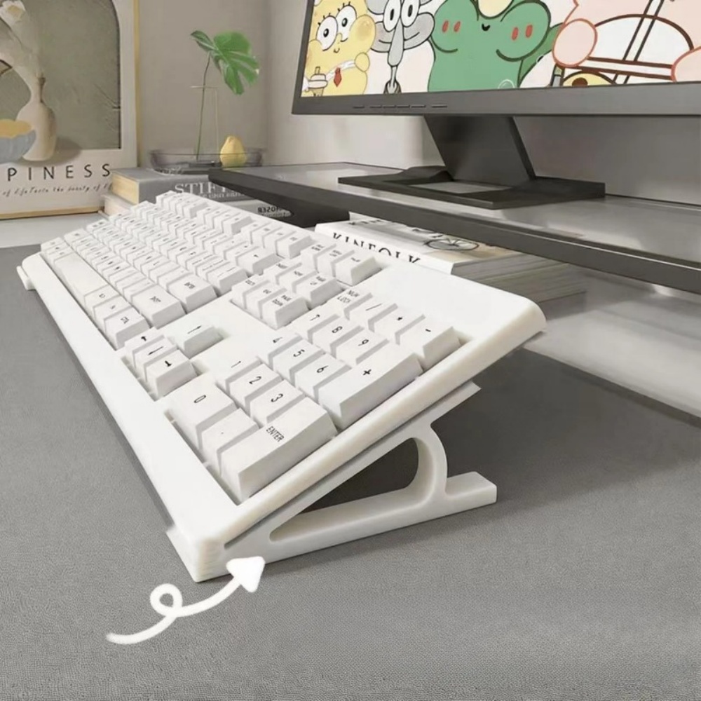 Office Technologies - 2pc Ergonomic Keyboard Riser For Office