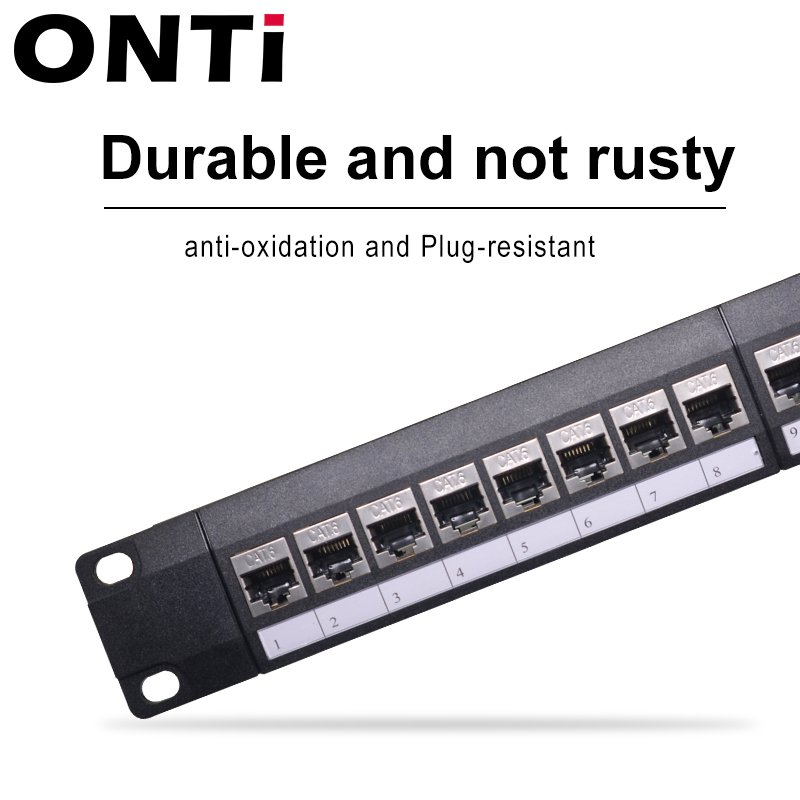 ONTi 19in 1U Rack 24 Port CAT6 - Patch Panel Cat6 review and price