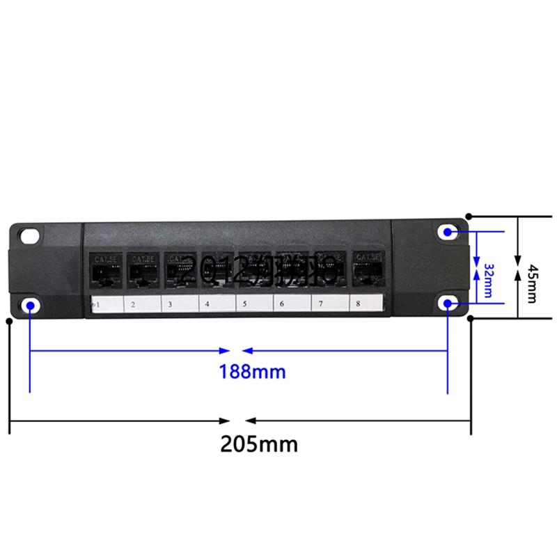 8 Port Straight-Through CAT6 P - Patch Panel Cat6 review and price