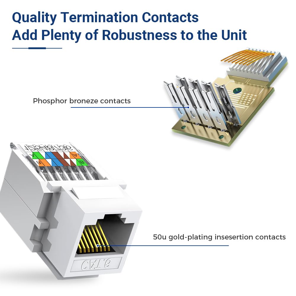 10pcs Cat6 RJ45 Network Module - Patch Panel Cat6 review and price