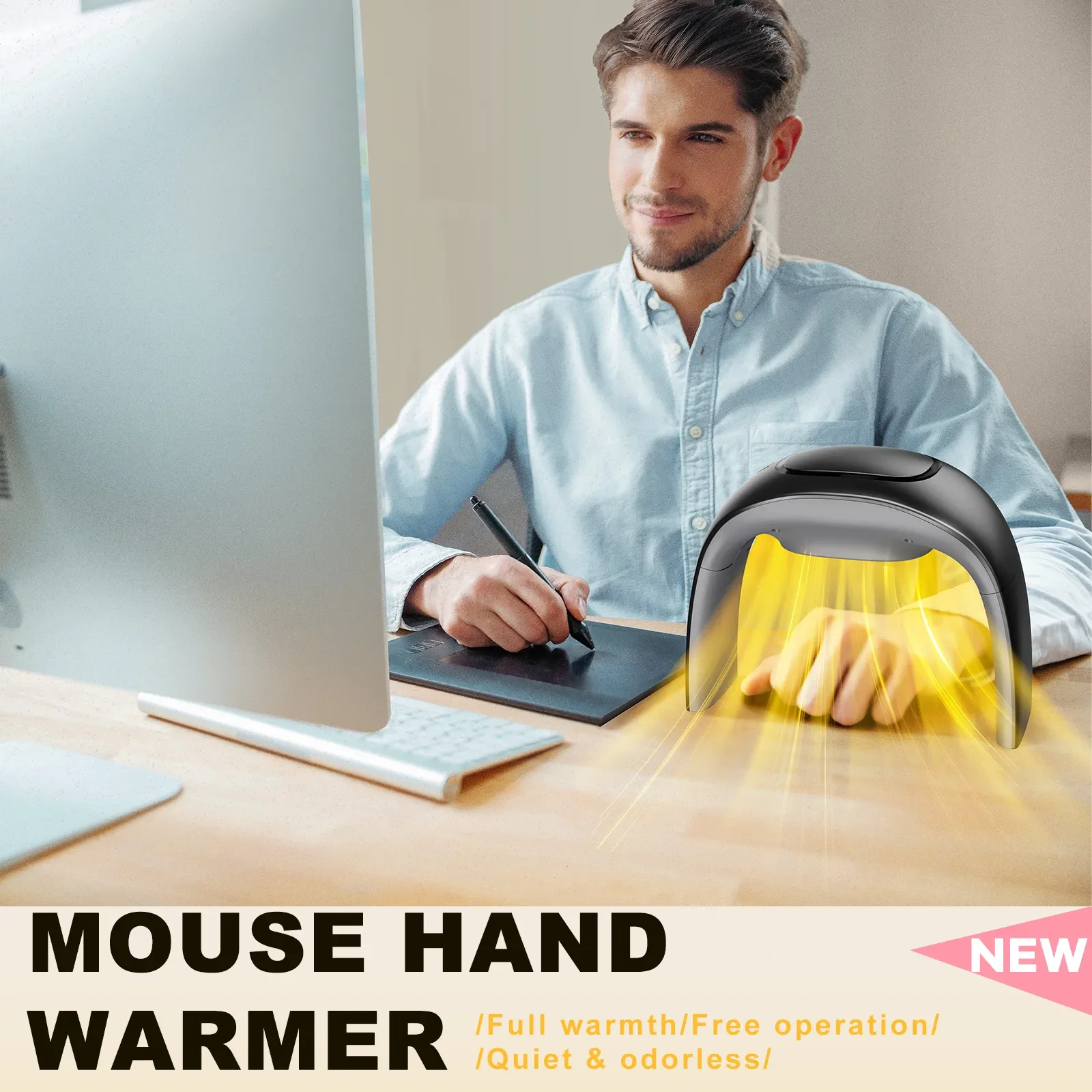 Eary Portable Winter Mouse Han - Home Office Tech Uk review and price