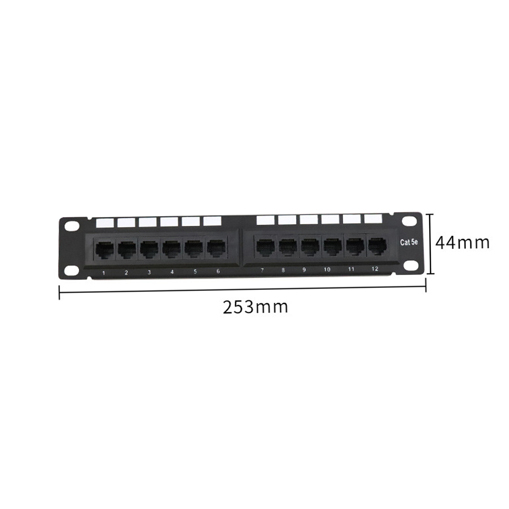 12 Port CAT5A CAT6 Wall Mount  - Patch Panel Cat6 review and price